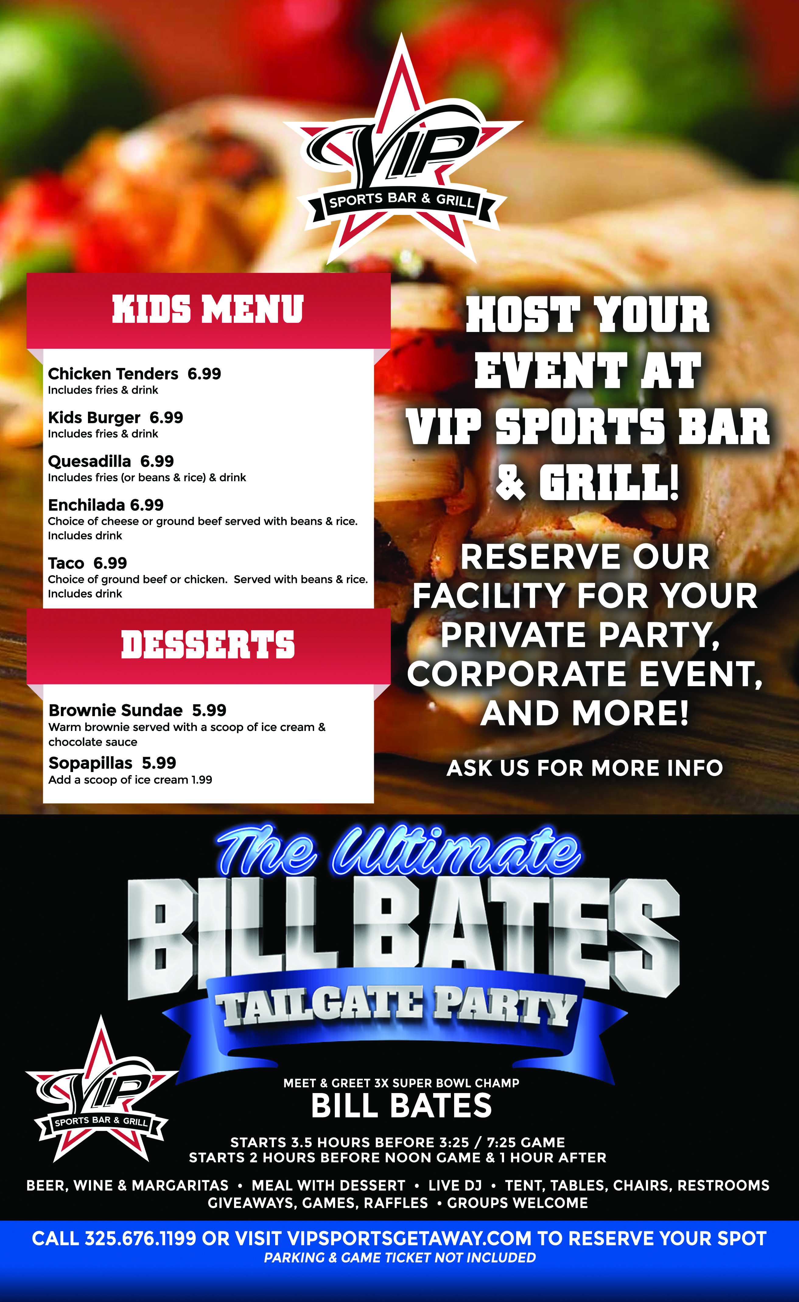 VIP Sports Getaway, Ultimate Tailgate Events